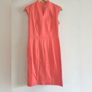 Hugo Boss‎ Sheath Dress in Coral, Size 4